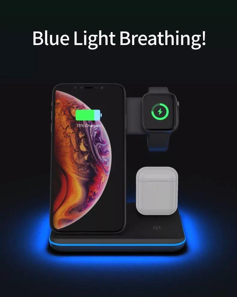 3 in 1 Fast Wireless Charger