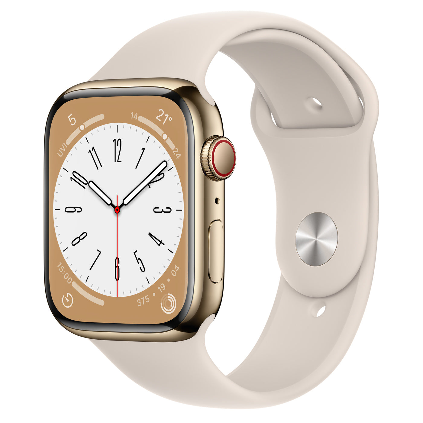 Apple Watch シリーズ7 gold stainless 45mm Apple Watch Series 7 [GPS + Cellular 45mm] Smart Watch w